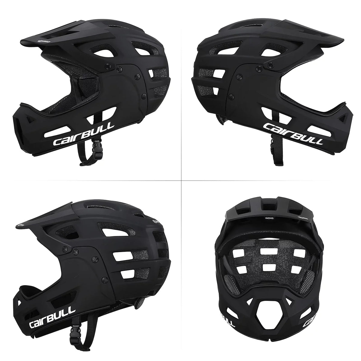 Chin Detachable Mountain Helmet Guard Cycling Full Helmet CAIRBULL Adult Visor Bike for Biking Face and with