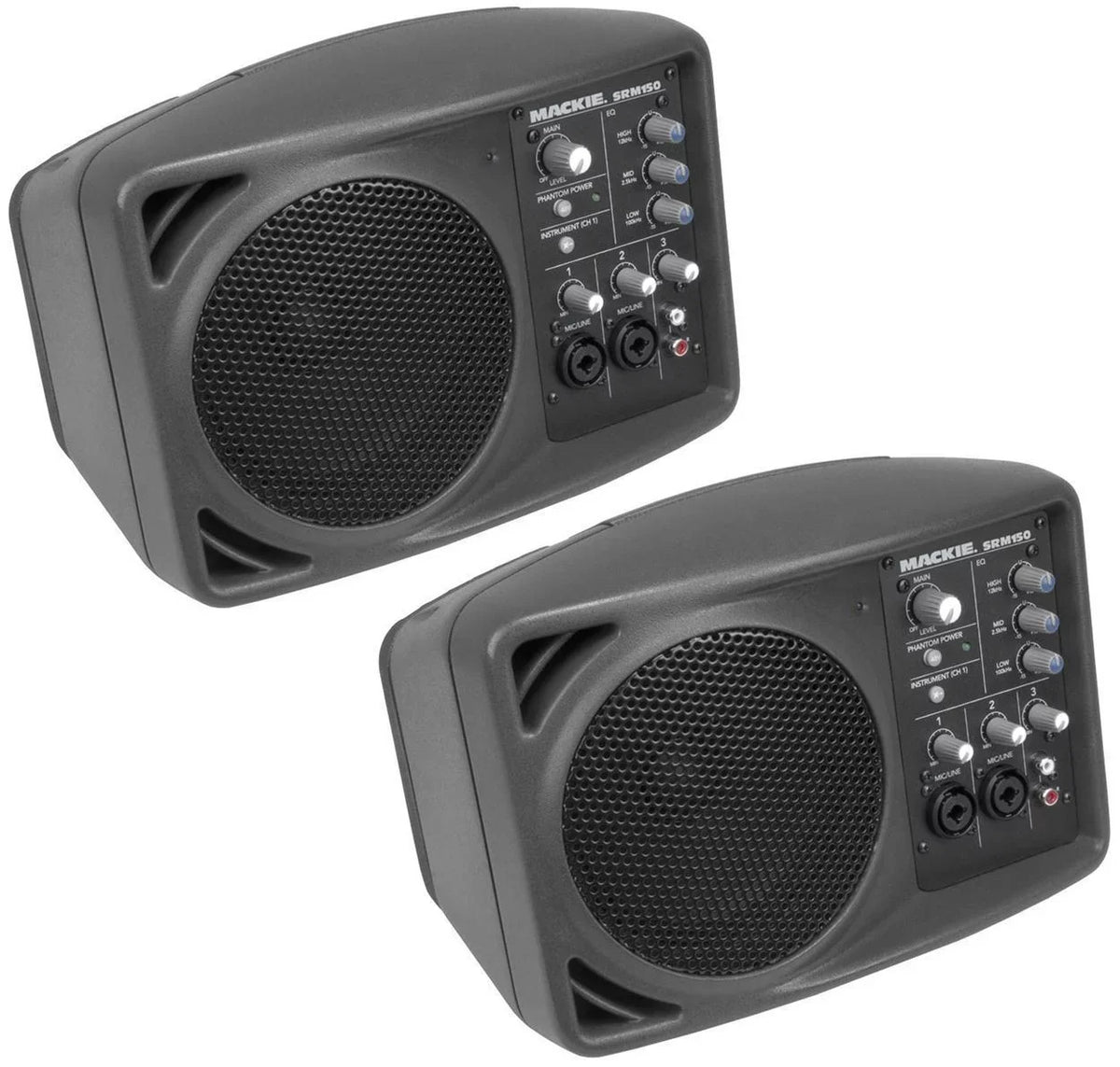 Powered Pa Built 2 With Active Monitor SRM150 In Speakers Mackie EQ
