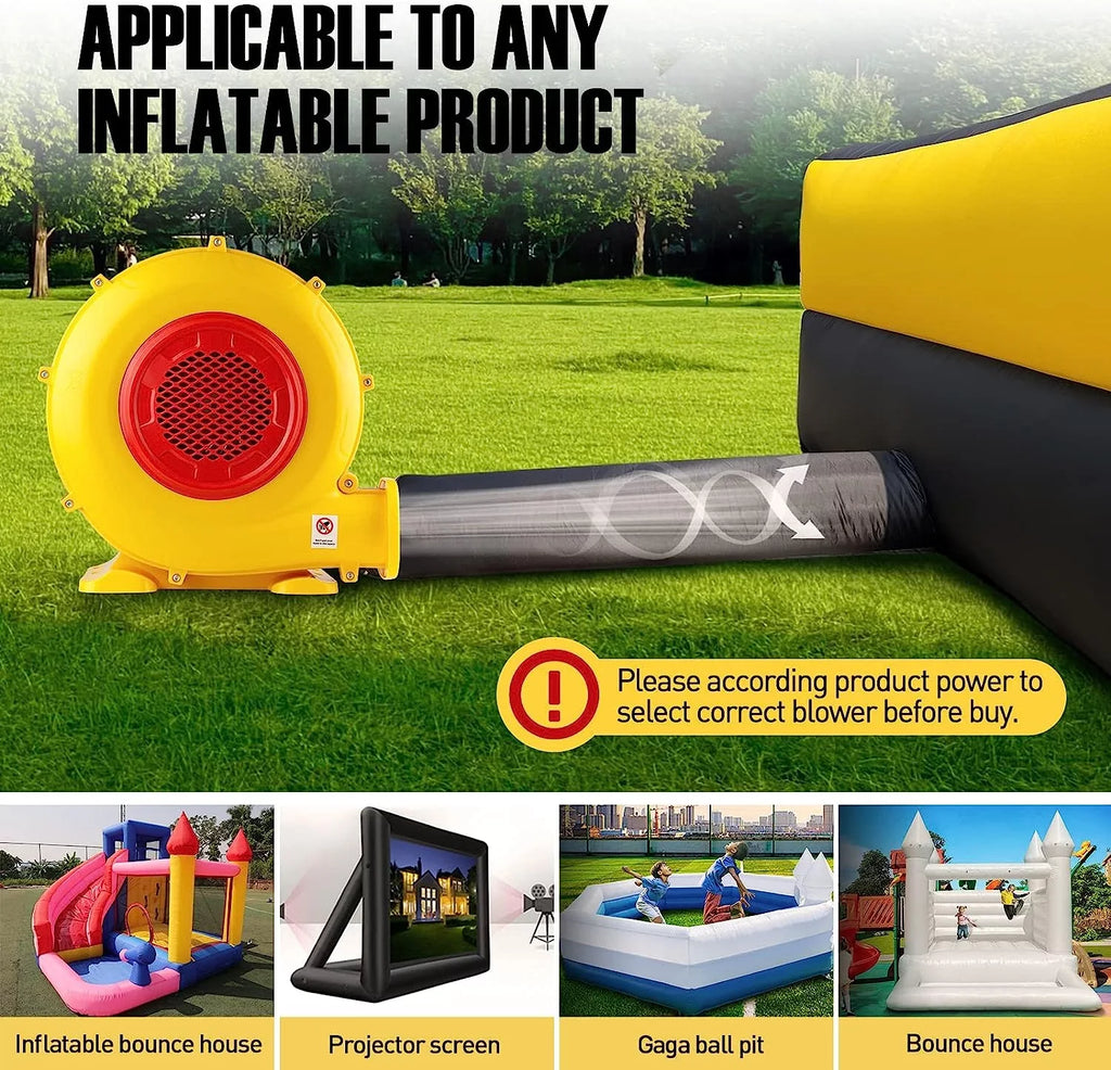 Bouncy Commercial Blower, Air Inflatable for Inflatable Bounce Movie Jumper, Fan Castle House, Inflatable Pump Screen, Inflatable 950W Paint Bouncer Booth, Perfect Blower,
