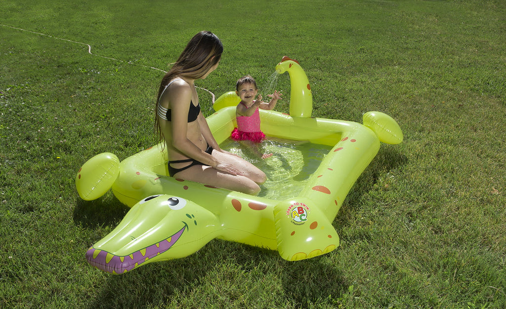 Spray Swimming Crocodile Pool Kiddie Poolmaster Inflatable