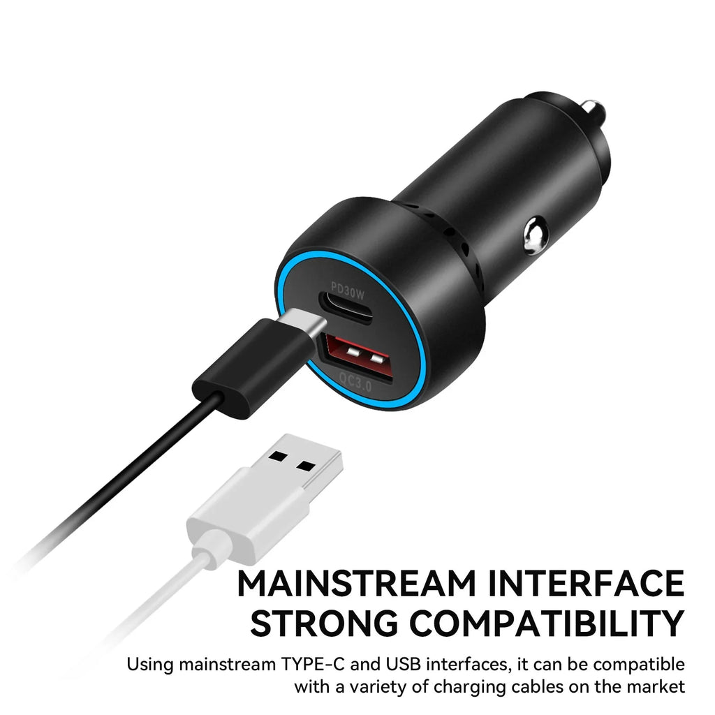 QC3.0 Pro Car Super Adapter 2/Mini DJI Mini Charging Fast Charger PD 3 USB-C for