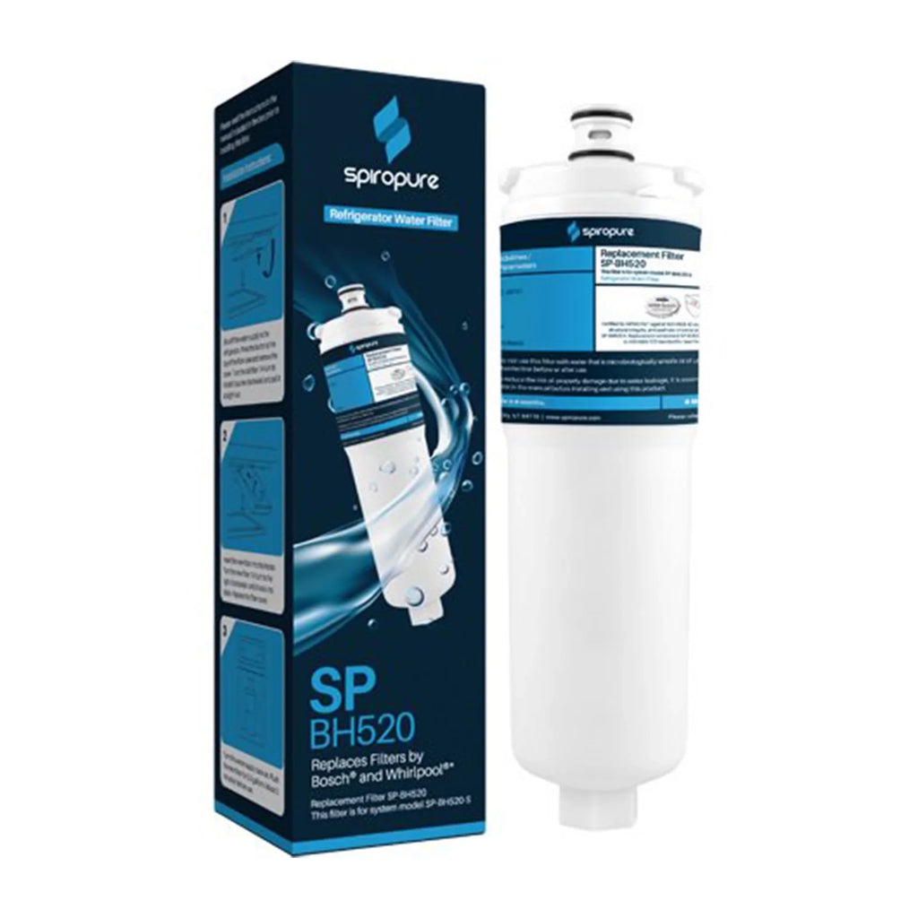 3 SpiroPure SP-BH520-3PK Water Filter Part, Refrigerator Replacement Pack