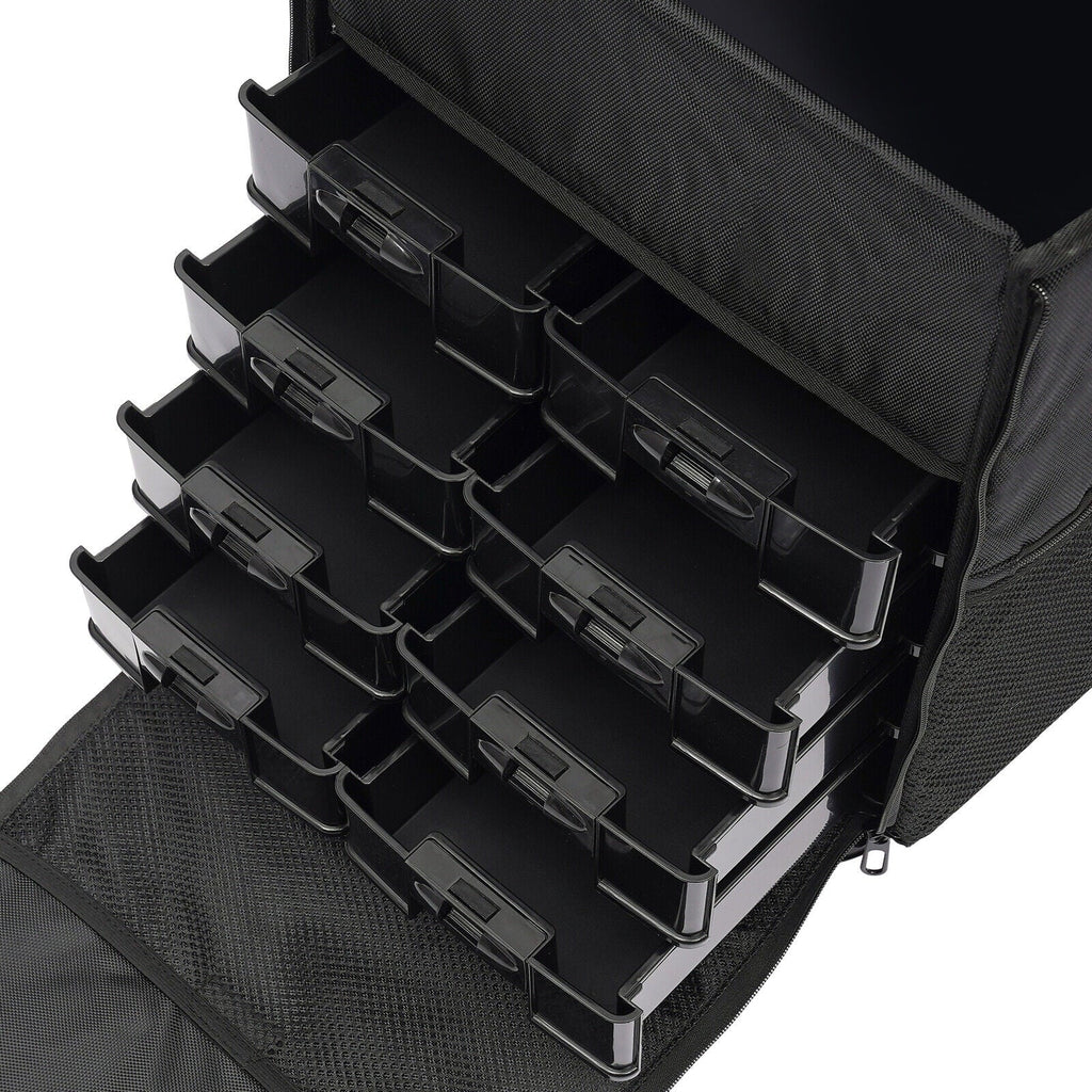 Make Up Rolling Wheels Trolley, Trolley, Suitcase Cosmetic Case, with Makeup Makeup Case Suitcase Cosmetic