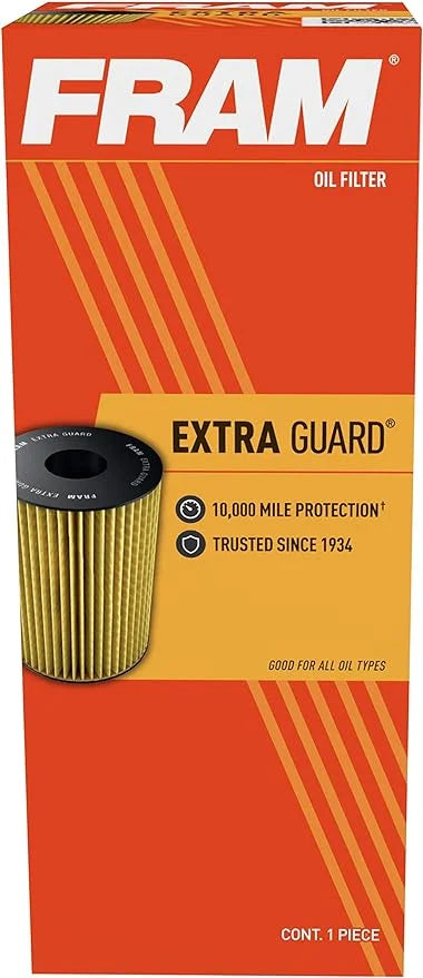 Guard 10K Mile Fram Extra CH8481, Filter Change Interval Oil Cartridge