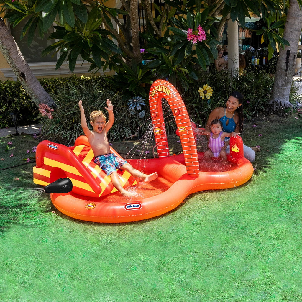 Play House Fire Adventure Tikes Inflatable Little Center