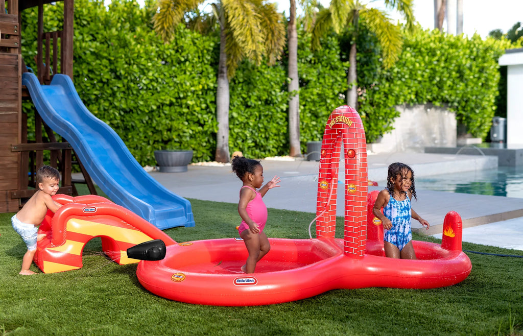 Play House Fire Adventure Tikes Inflatable Little Center