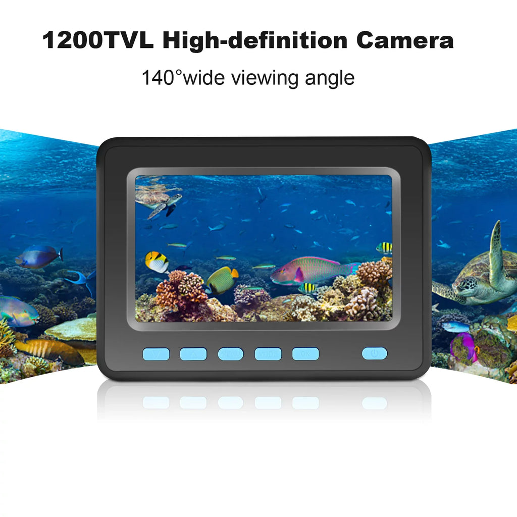 Waterproof Fish 140° Angle Underwater LCD Wide Finder Fishing Camera