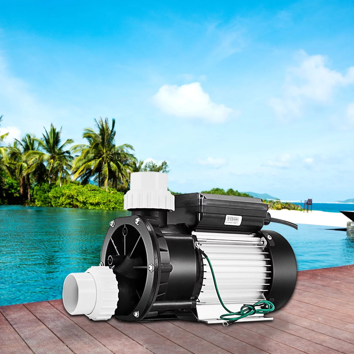 Priming Pump BENTISM Swimming Self Filter 1HP 750W Electric Spa Pool Water