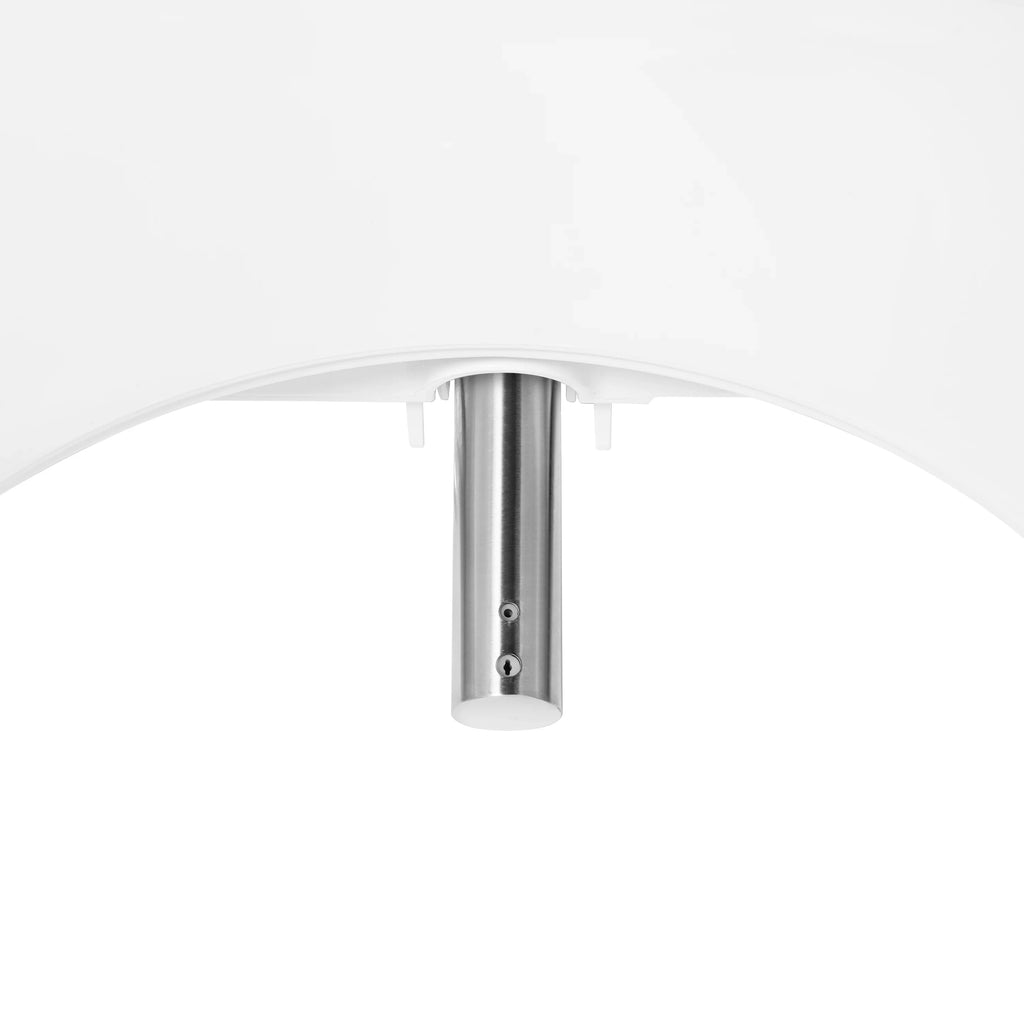 Select Seat and DR801 Warm Dryer Air with Brondell Swash White Deodorizer, Round Bidet Sidearm