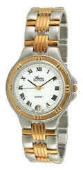 Roman Dress Dial Silver Watch Plated SE3606-M Luxury Tone Two Gold Men's & Bezel White Edition Swiss Numeral Gold 23K