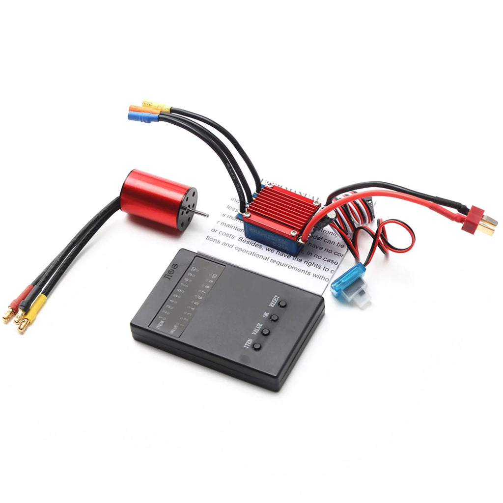 Motor 25A Brushless Brushless 118 4800KV 4P RC Servo Truck Sensorless Programming Speed Car Electric Controller for 116 S2435 2.2KG ESC