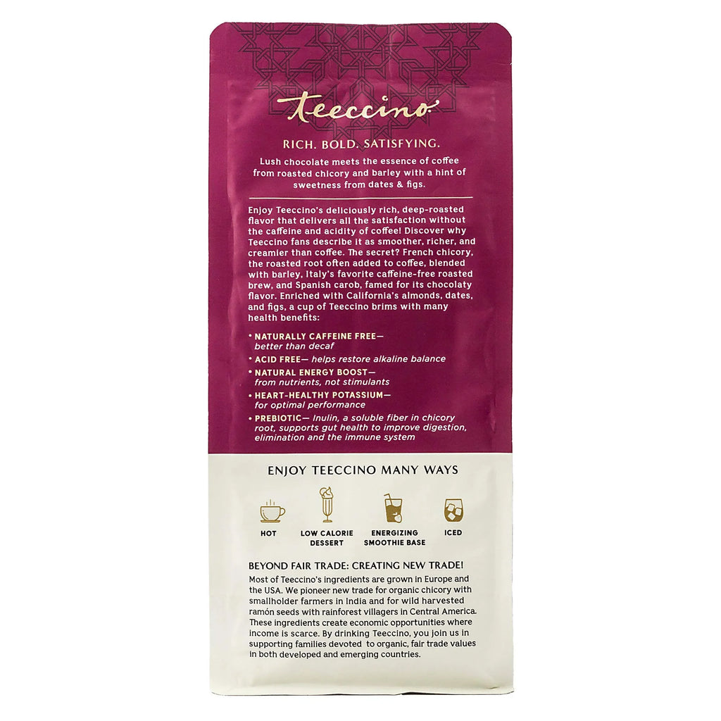 Coffee (Pack Medium Ground, ounce Teeccino Mocha 11 6) Roast of Herbal Chicory