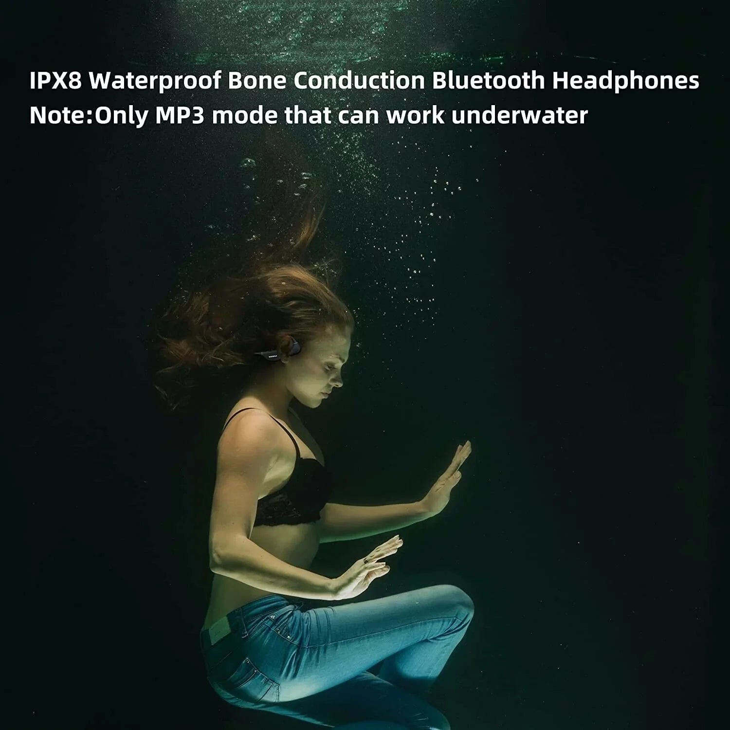 Ear Conduction Headphones Open Headphones Bone Waterproof 5.3 IPX5