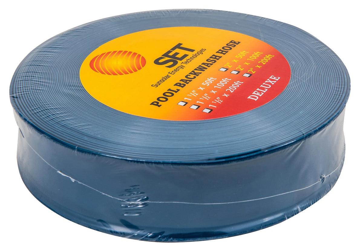 1.5'' Deluxe Duty Hose Discharge long - Swimming 100ft Heavy Pools for Backwash
