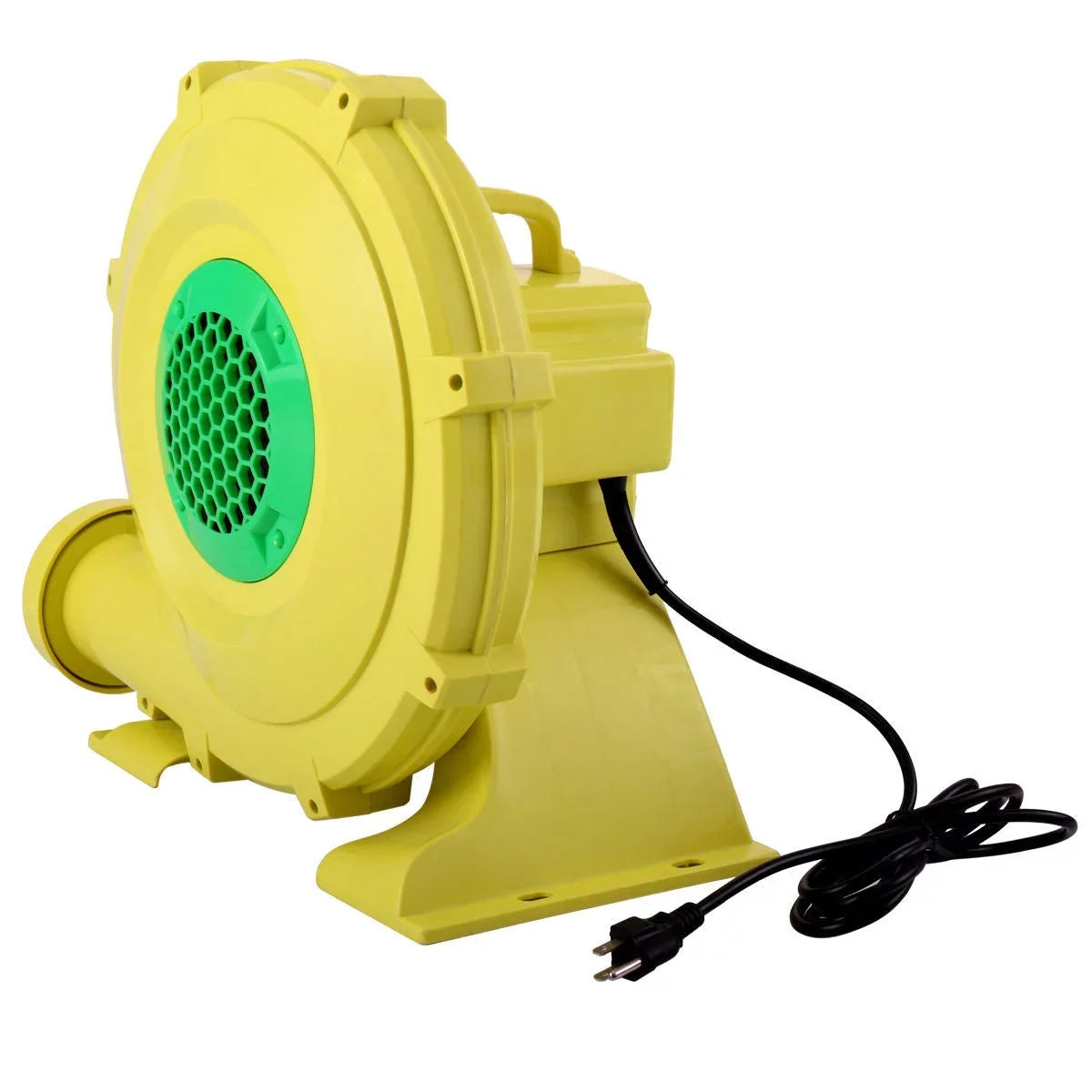 Outdoor Safe, Indoor Pump for Slides, Blower, - Fan Inflatable Yellow Green Portable Water Castle, Bounce Air and