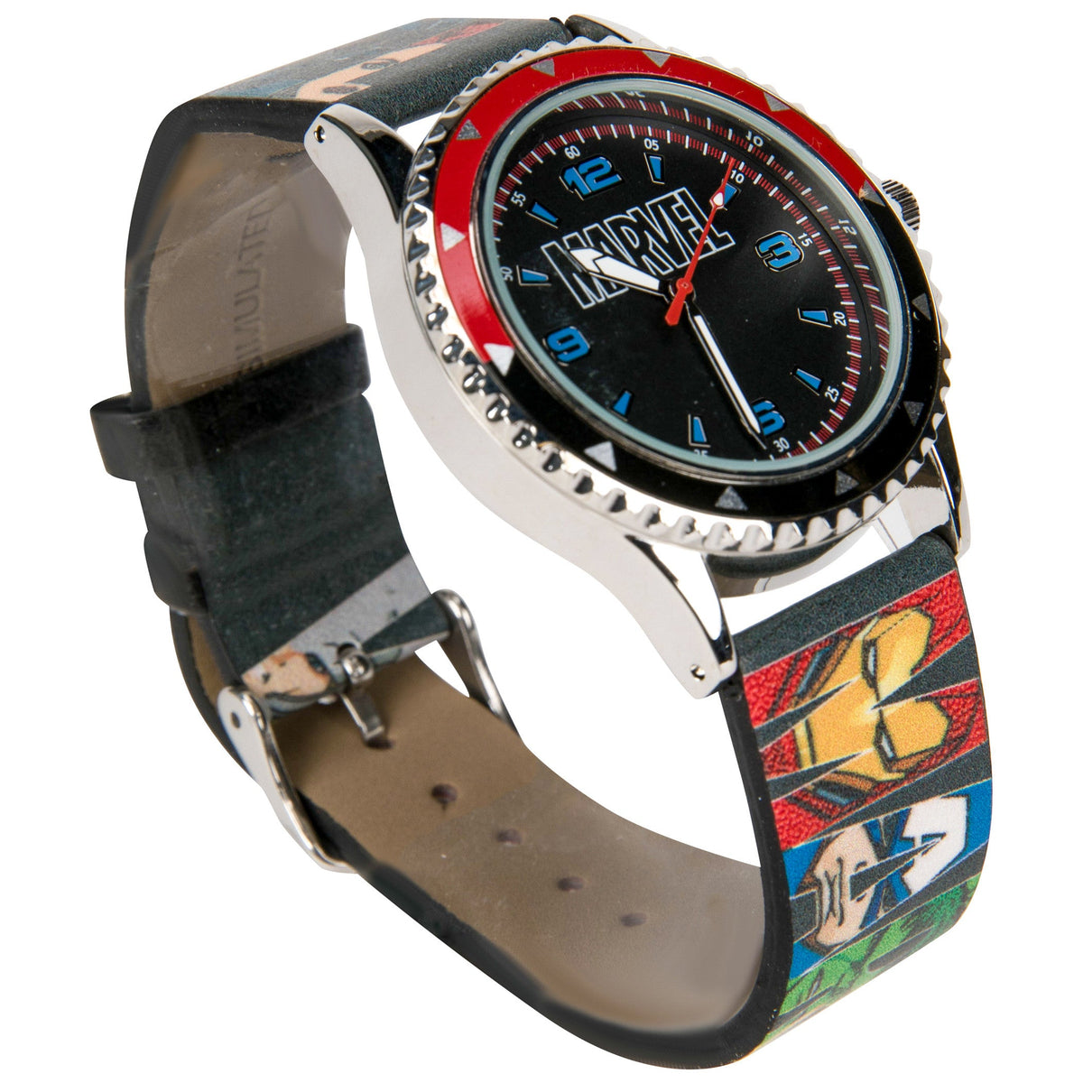 Watch Analog Marvel Logo Overlay Avengers