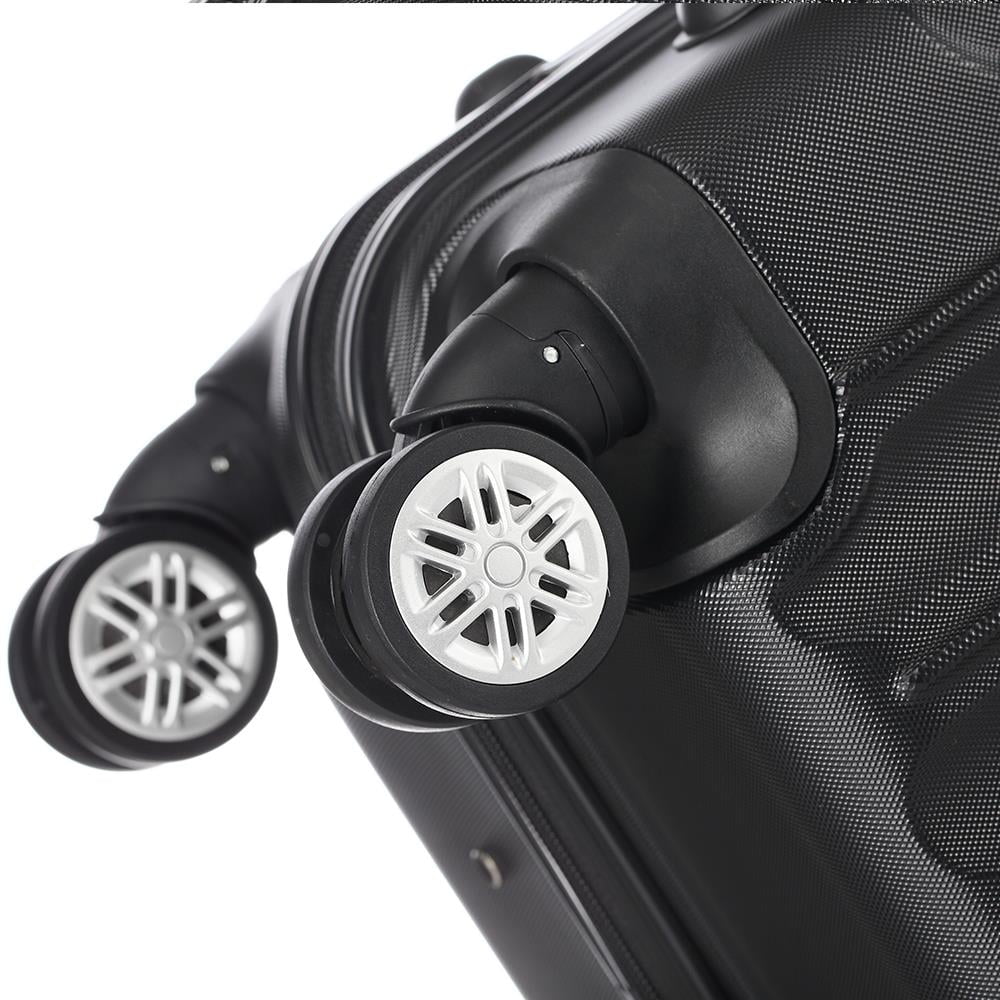 Bag Spinner Luggage Black 3 With Lightweight Hardside Set Lock SalonMore TSA Piece