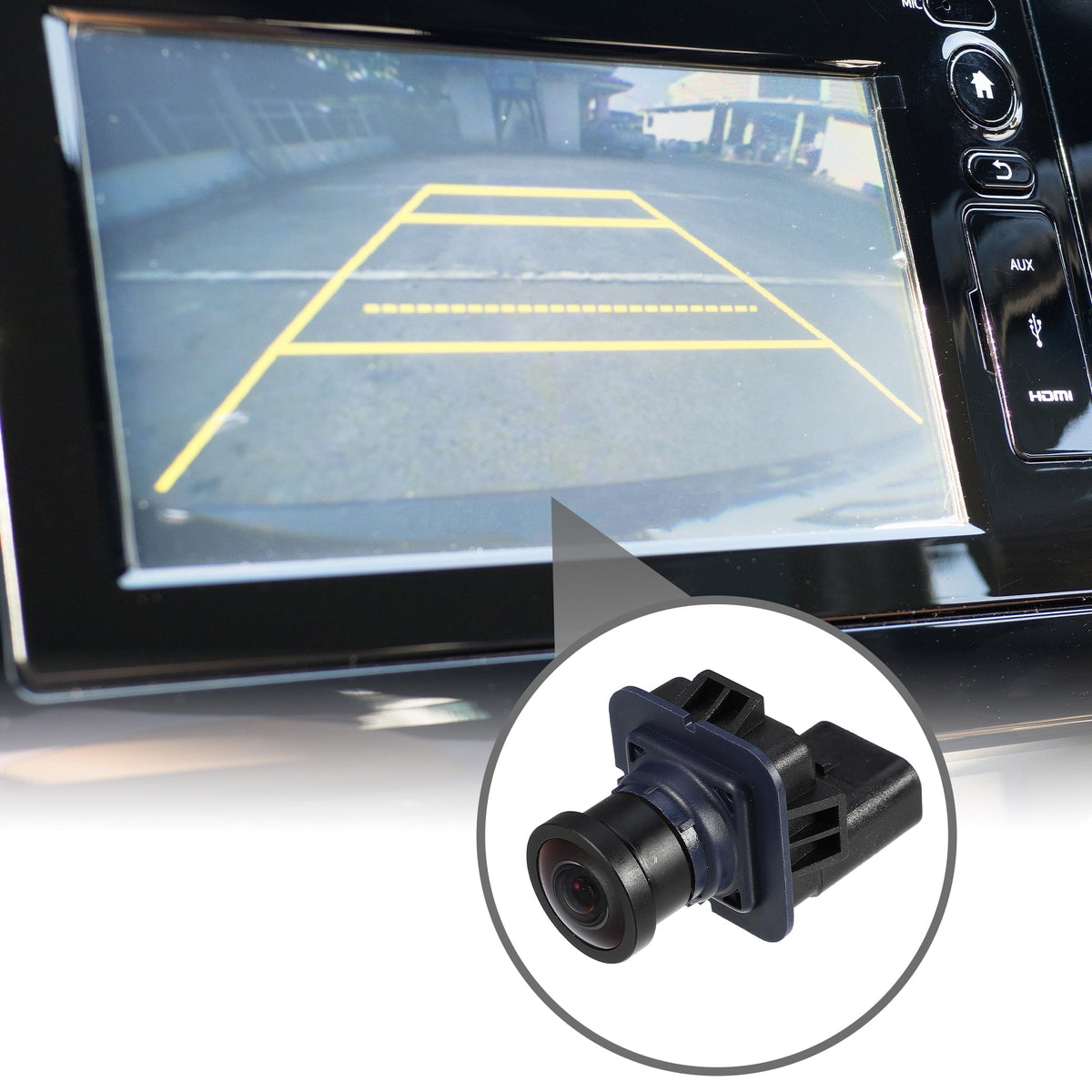 Camera No.EB3T19G490BB 2011-2014 Up Ford for Black View F-150 Car Back Rear Plastic