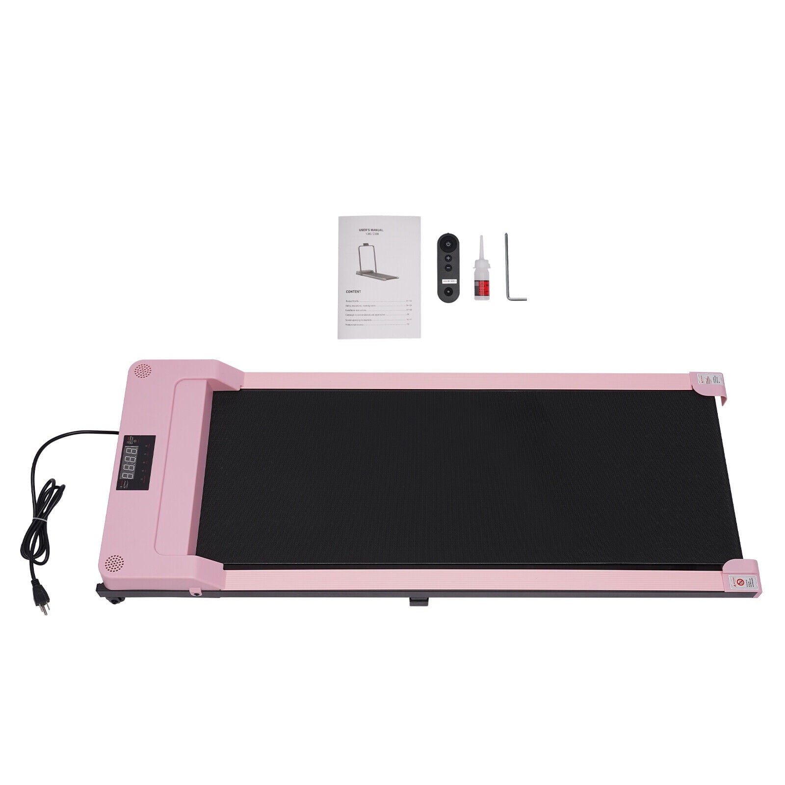 Portable Running Fitness Treadmill Eletric Workout Machine Desk Under Walking