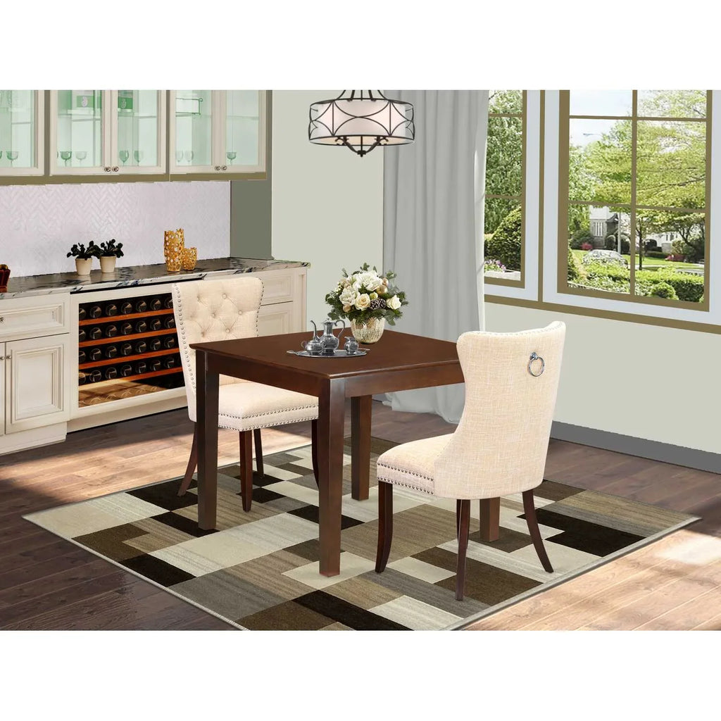& Kitchen Piece East Set West Table Chairs 3 Furniture