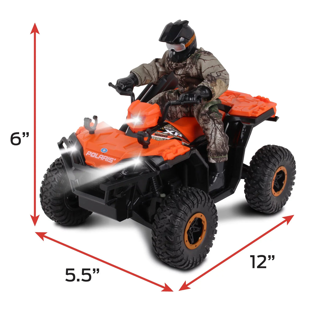 Camouflage, Radio GHz Turbo Polaris Licensed, 1:8 - 6+ NKOK Scale Sportsman #81433, & Officially 2.4 Boost Rider, RealTree RC, With Edge XP RealTree Ages Control