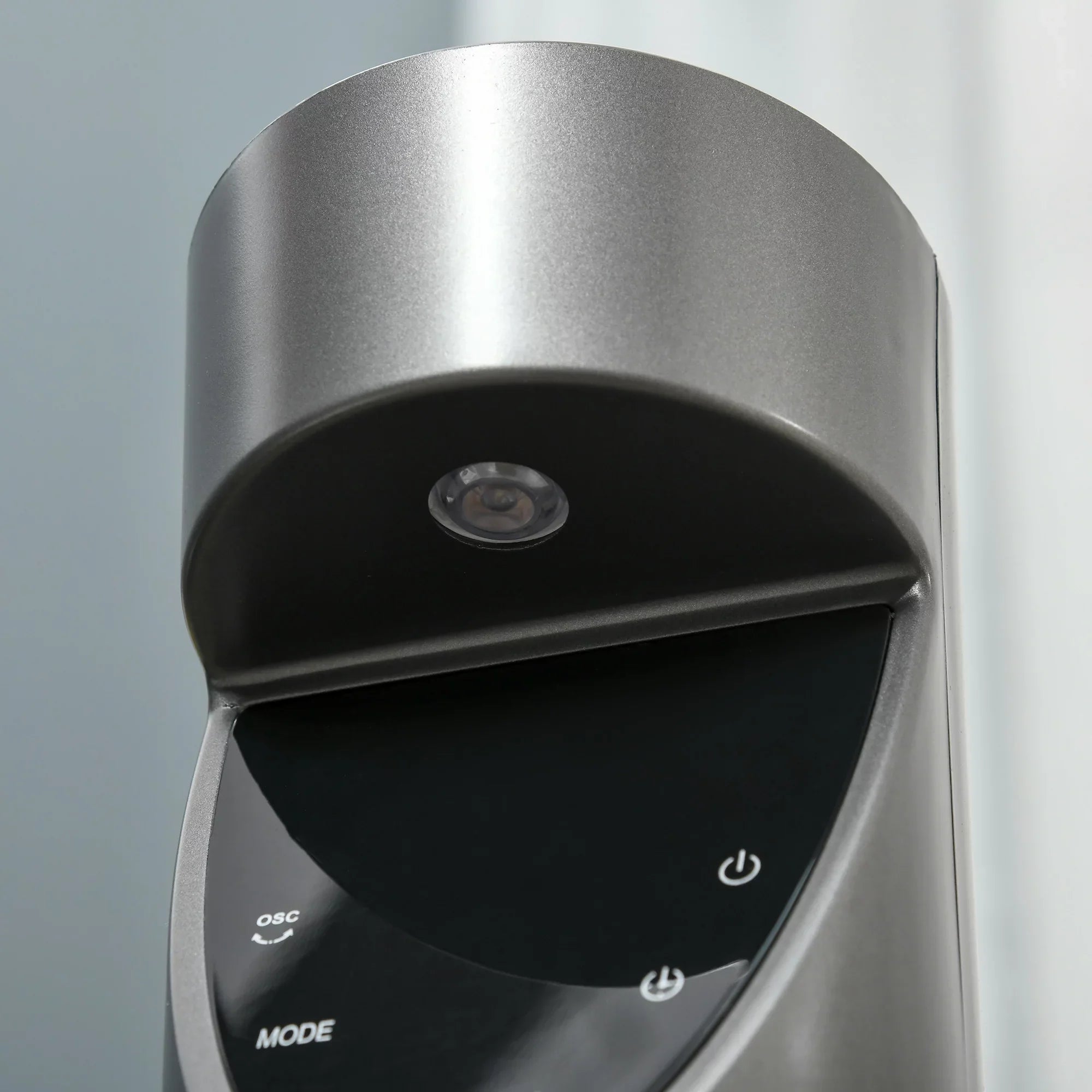Tower Fan Bedroom 12H Cooling Oscillating, and Filter, for 3 Speeds, Timer, Remote Control, with Air 46" Grey HOMCOM