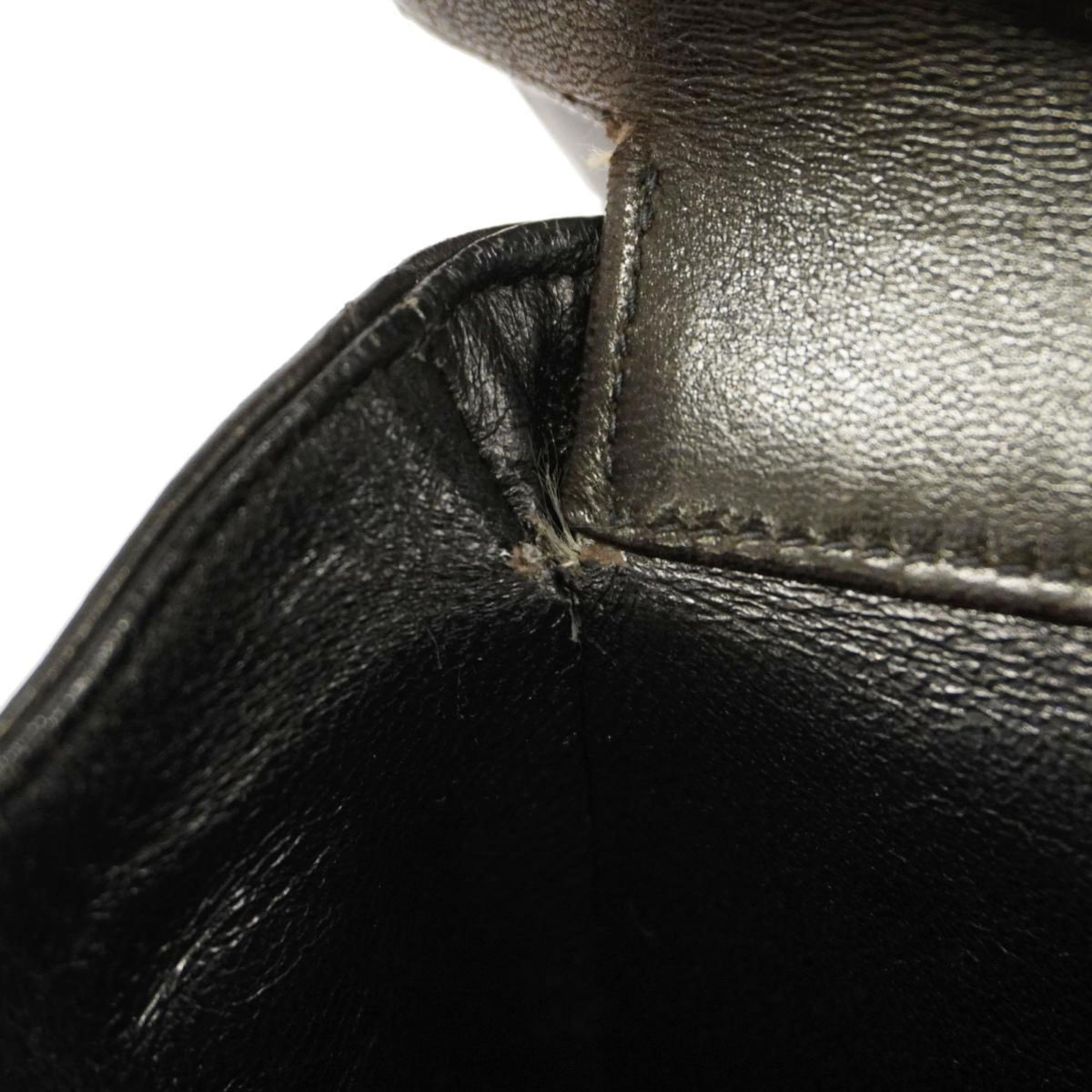 Pre-Owned Double W Bag Black Matelasse Lambskin Face Shoulder (Good) Chanel Women's Chain