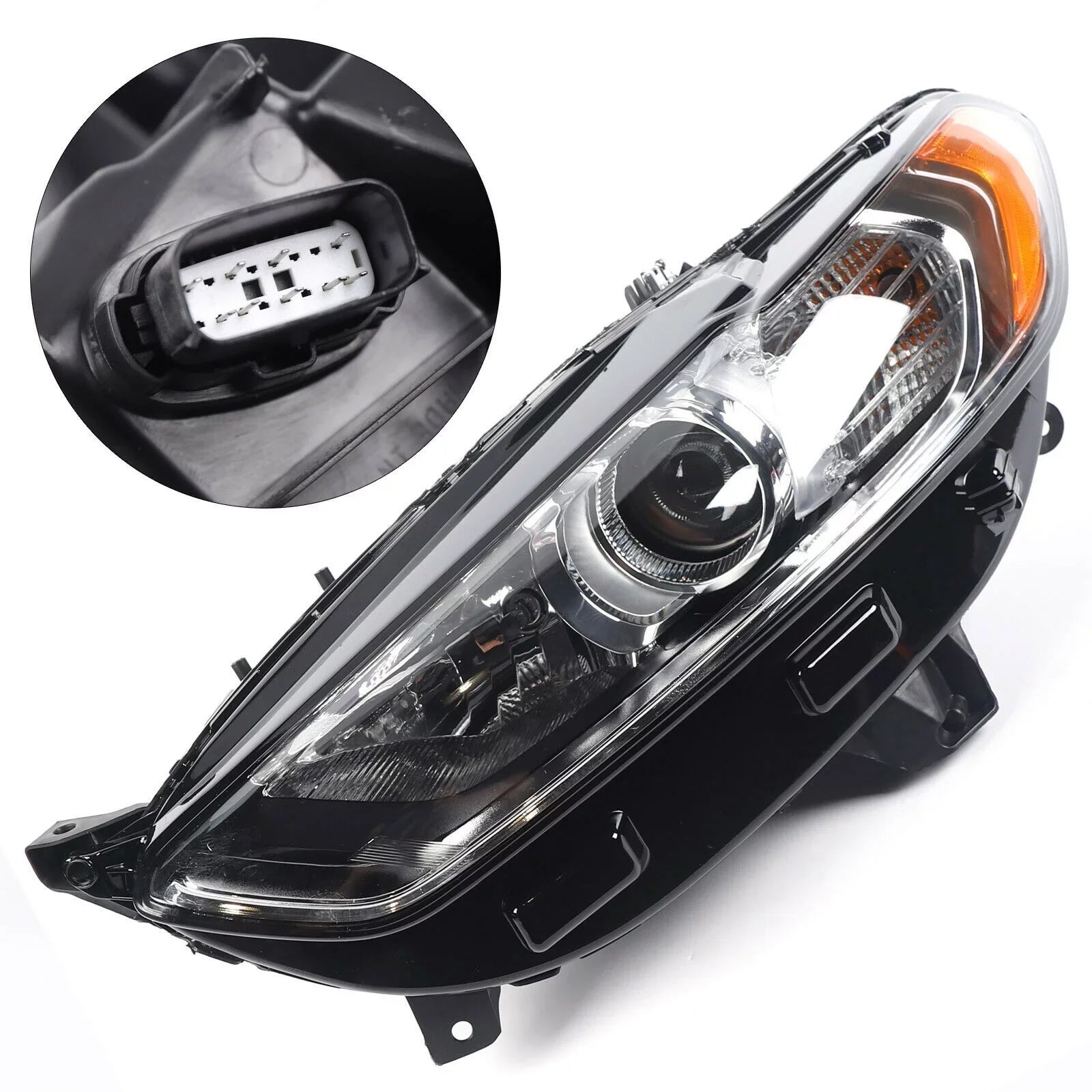 Halogen Light Left Lamp 2013-2016 Headlight LH Side Fusion Driver Assembly For Side Headlamp Driver Headlight Ford