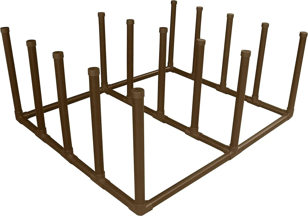 Rack for Floats, Bar Noodles, Organizer and L (Brown) Brown (61" Storage Poolside 26.5" H), 12 Paddles, x Float QIXIAN Towels, Raft Style x 44" - 664413 W Surfboards,