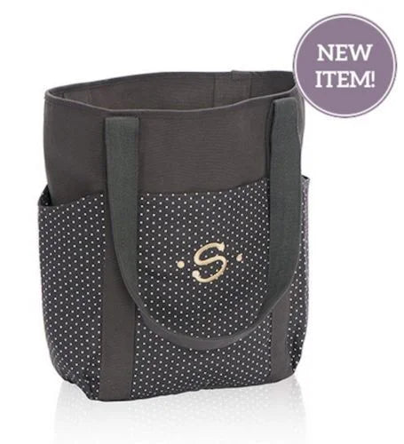 EMBROIDERY 31 New Shopping NO Charcoal Tote Bag Mummy Utility Hobo Dot City Go In Gift To Shoulder Swiss
