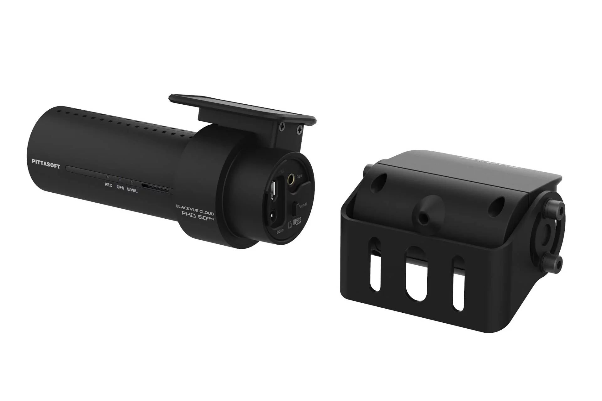 GPS & Cloud-Ready | WiFi DR770X-2CH-TRUCK + Card With Waterproof BlackVue 60FPS 64GB Dash Cam Exterior 1080p Front