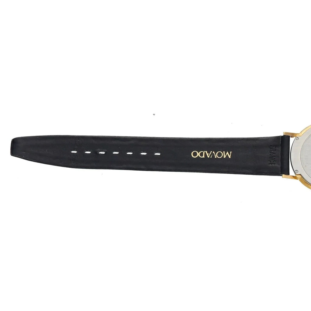 Watch Ultra-Thin Museum Movado 30mm 87.40.882L Hyatt Leather Wrist Quartz