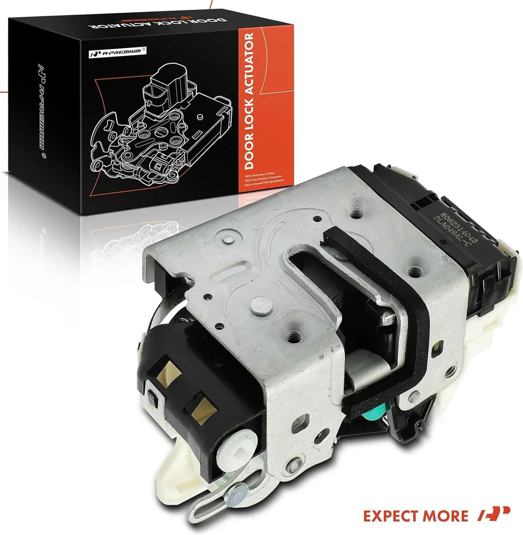 Driver Rear Side Wrangler Door Jeep with Lock Compatible Wrangler JK 2007-2017 Actuator A-Premium 2018