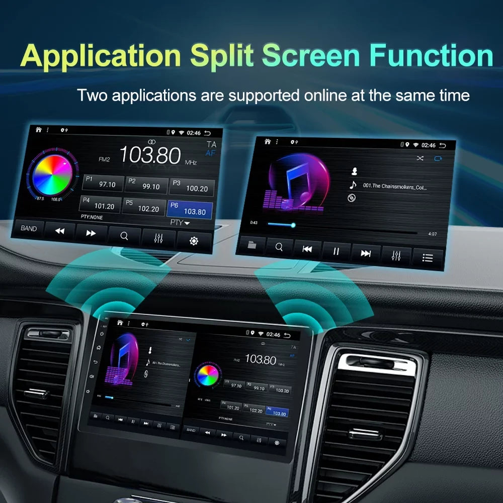 Camera with Head Backup Unit Tacoma Carplay GPS 2016-21 For 13 Toyota N300 4+32GB Android Bluetooth Radio