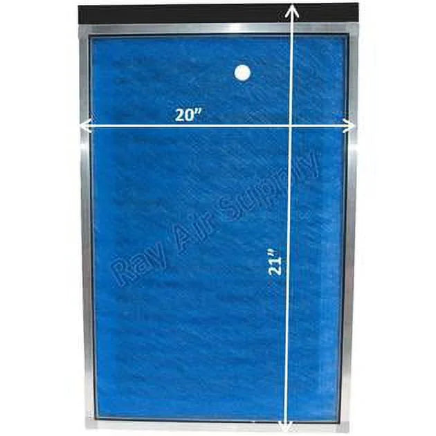 Pack) Compatible (3 with SUPPLY Air Cleaner RAYAIR Pads MicroPower 20x21 BLUE Guard Replacement Filter
