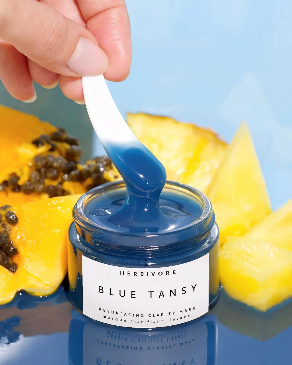 Truly - Blue Natural, Pores Non-Toxic, Resurfacing Beauty Mask Invisible | Clarity Natural Herbivore Tansy Clean