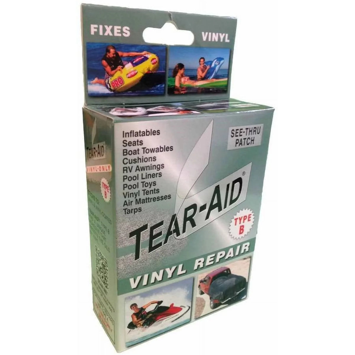 Kit of Towable Repair Tear-Aid World Watersports Vinyl Roadster 2p with
