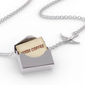 Irish a Vintage Coffee style Neonblond Cocktail, in Envelope silver Necklace Locket
