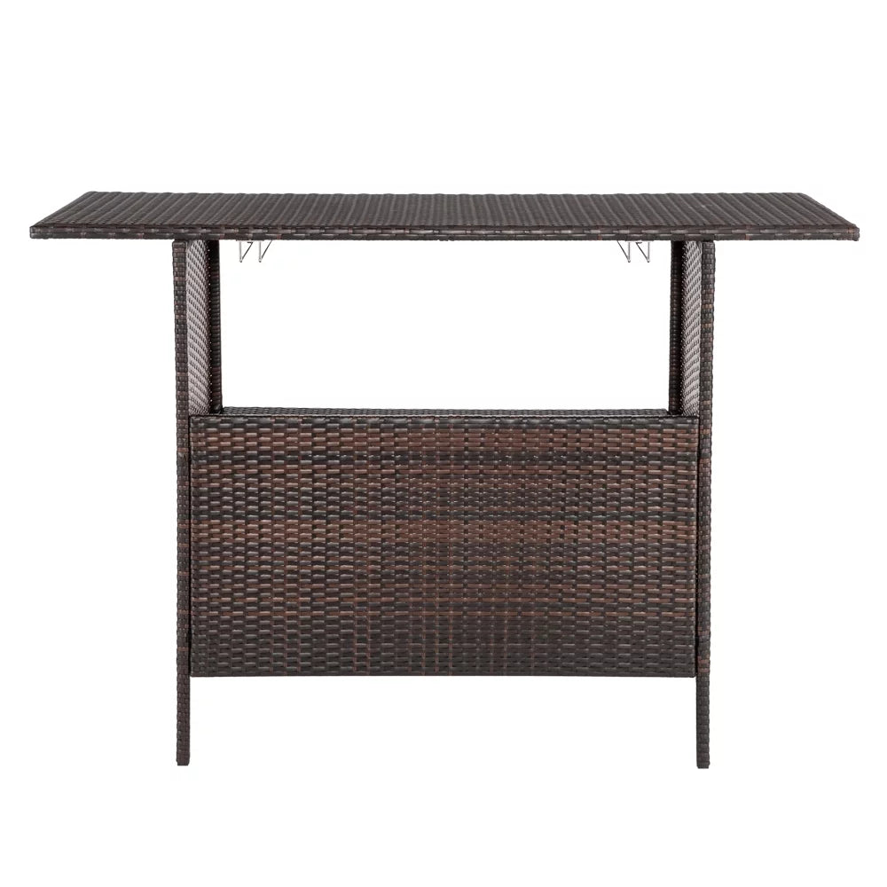 Beautiful And Table Bar Gradient Stylish Modern Brown