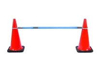 (3" Retractable w/(3) Collars Cone Blue 03-824CB-B HI Cortina 5-9 Pack) 4" ring)2 dia. Bar