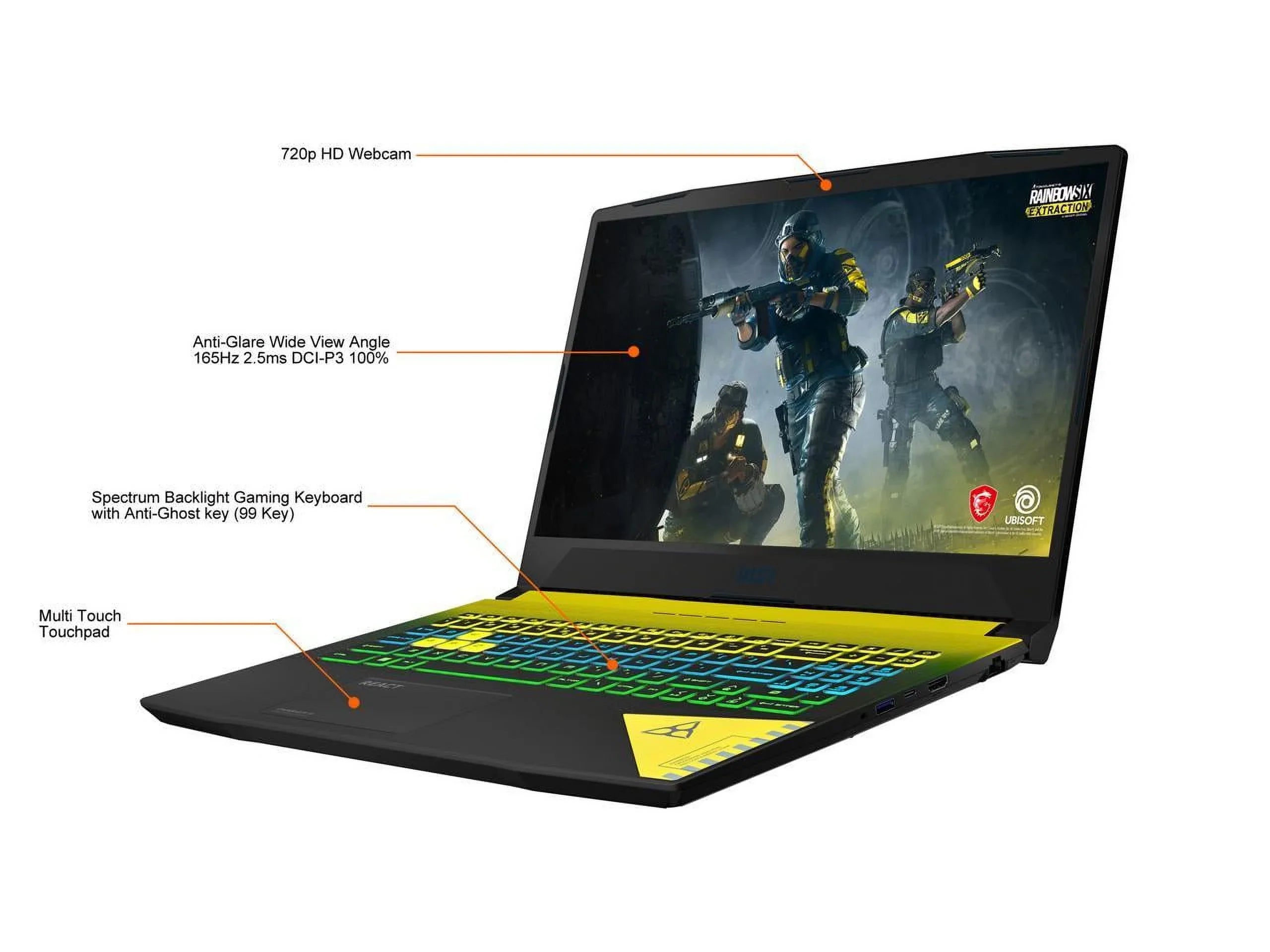 i7 16 B12UGZ-050 12700H Gen Laptop TB 12th 1 MSI (Crosshair - Laptop 15 Intel - (2.30GHz) DDR4 Hz 11 - PCIe GPU Gaming RTX 165 SSD - R6E GeForce 3070 - GB Core Home ) - 15.6" - 64-bit Windows NVIDIA