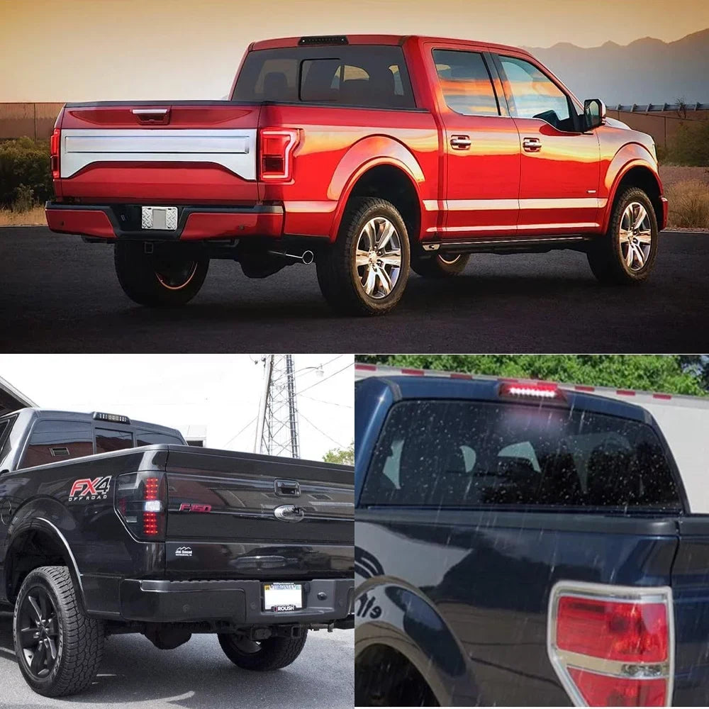 Power Saving, IP67 Waterproof F150, The 3rd Light 2009-2014 Light/Rear For Brake Cargo Ford Smoked
