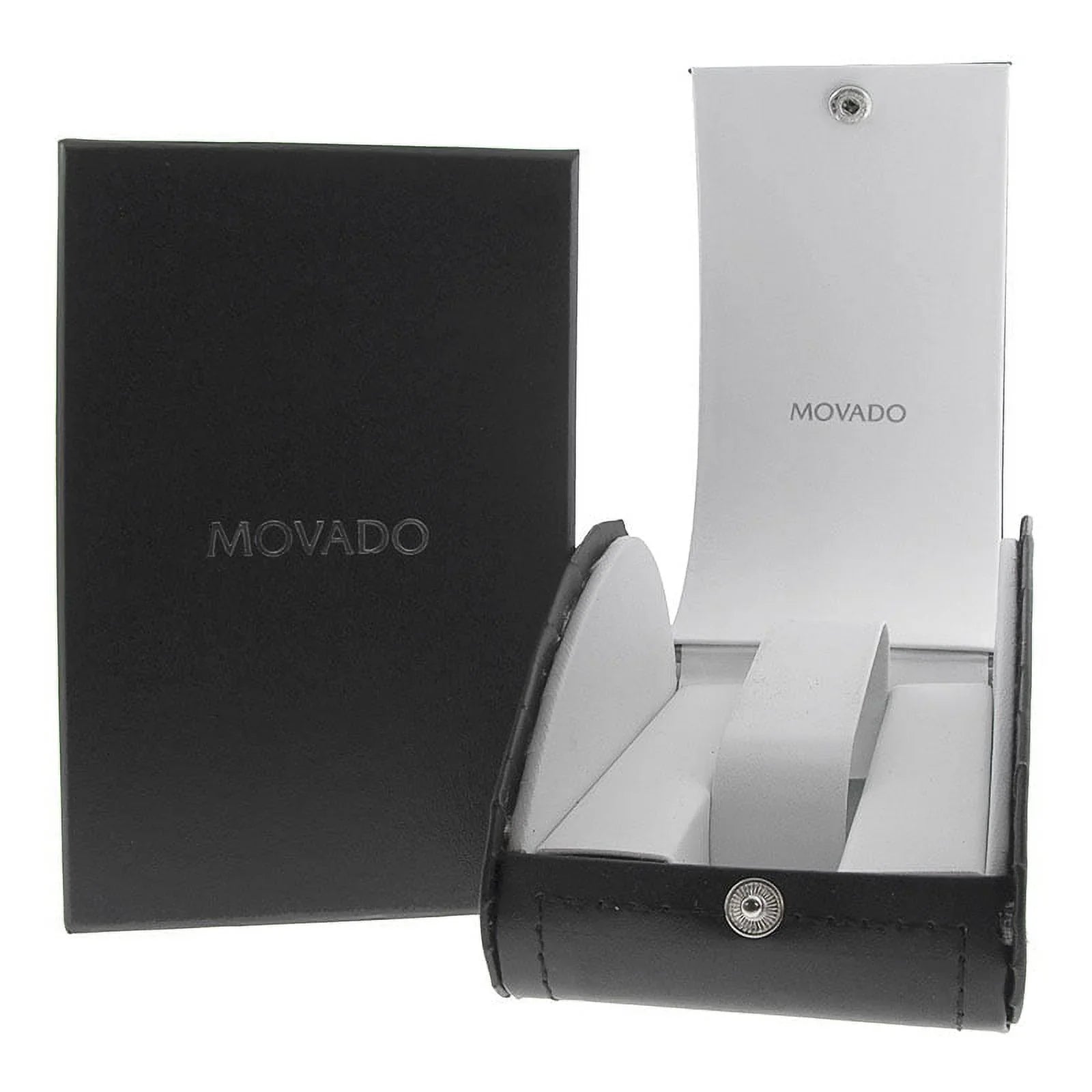 Ladies Silver Watch Dial Sapphire 0607547 Quartz Mirror Movado