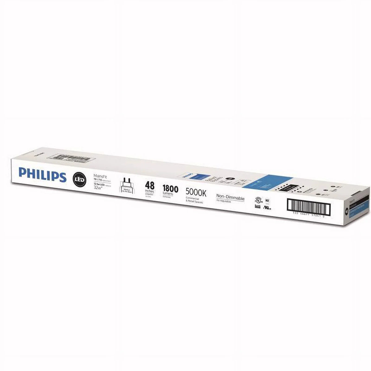 Equivalence Tube Philips 3012435 Bi-Pin Light Pack - 2 32W 5 of Daylight - Pack T8 LED of -