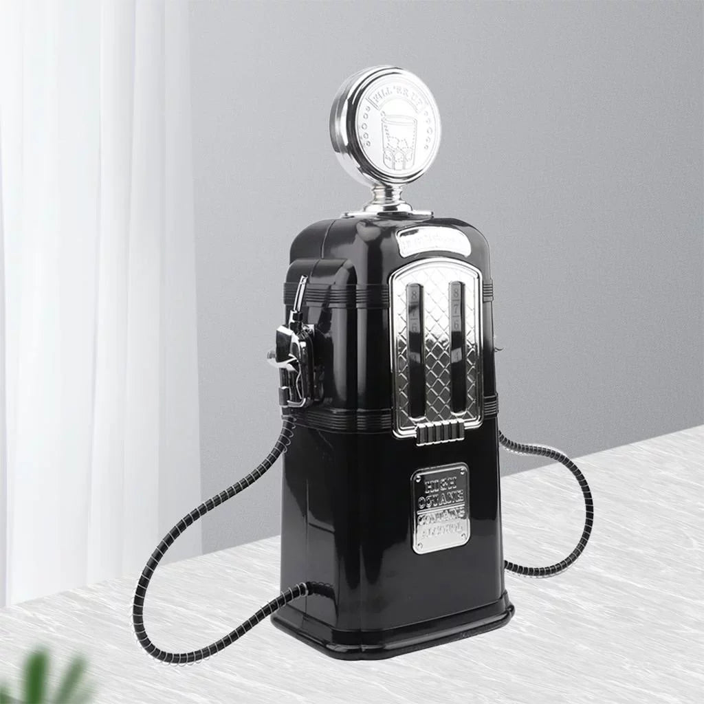 Dual Beverage Gas Station Gas Vodka Dispenser Pump Dispenser Black