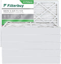 AC 8 MERV Filters (6-Pack) Air Furnace HVAC 24x25x4 Pleated Filterbuy