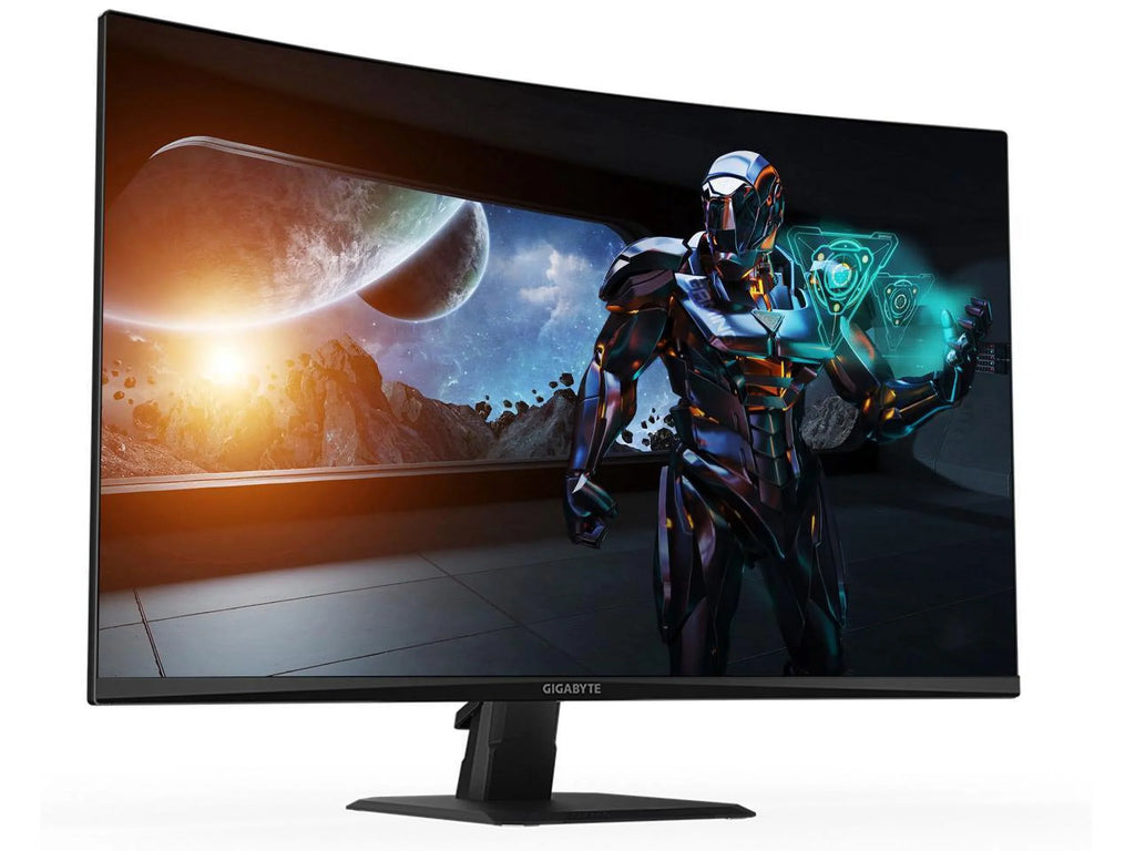 2560x1440 VA Ready, 1ms Curved GIGABYTE 1440P Time, Display, (MPRT) 1.4, GS32QC 2.0 1x 1500R Gaming HDR Response 2x Port 31.5" Monitor, 165Hz Display HDMI