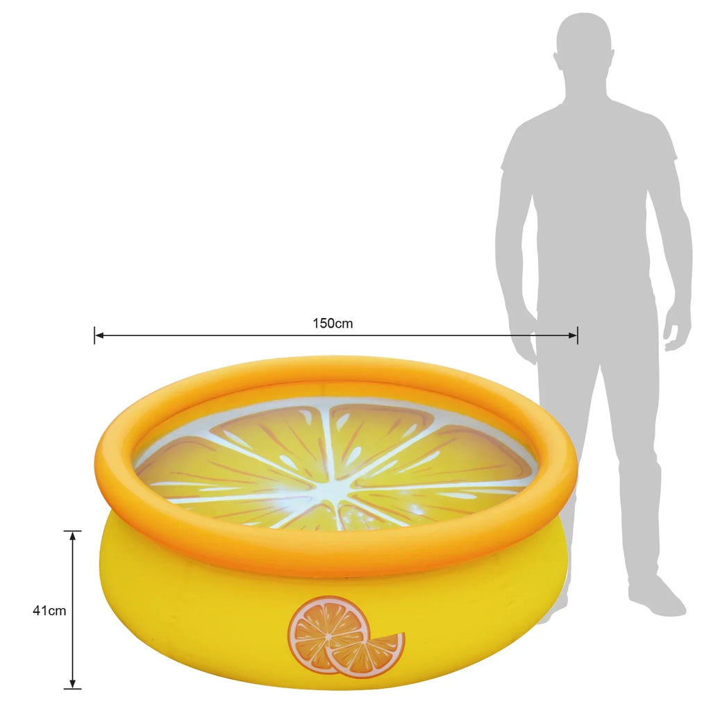Pool & Set Pack) Prompt JLeisure Inflatable (2 Orange Swimming Outdoor