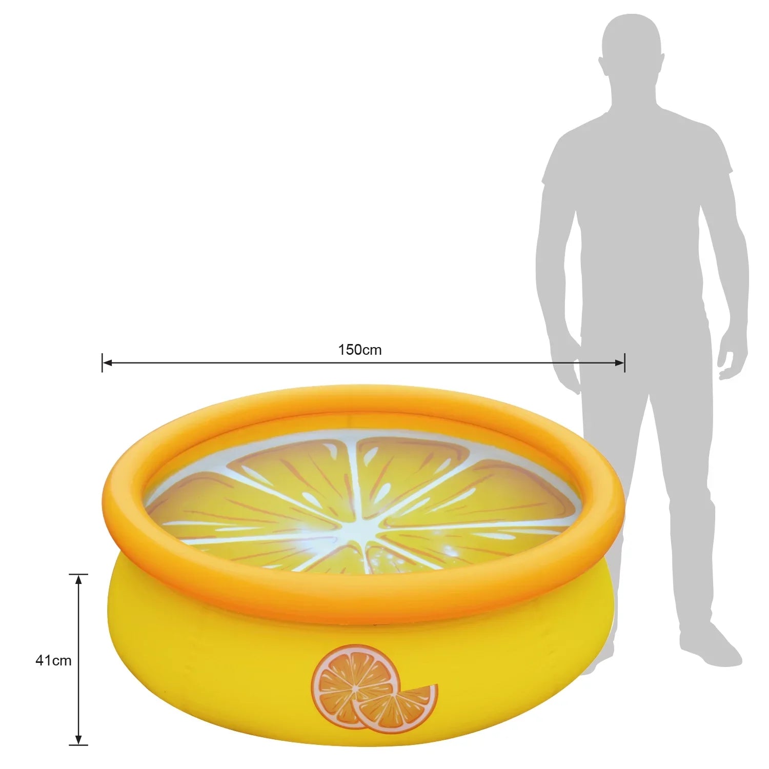 Pool & Set Pack) Prompt JLeisure Inflatable (2 Orange Swimming Outdoor