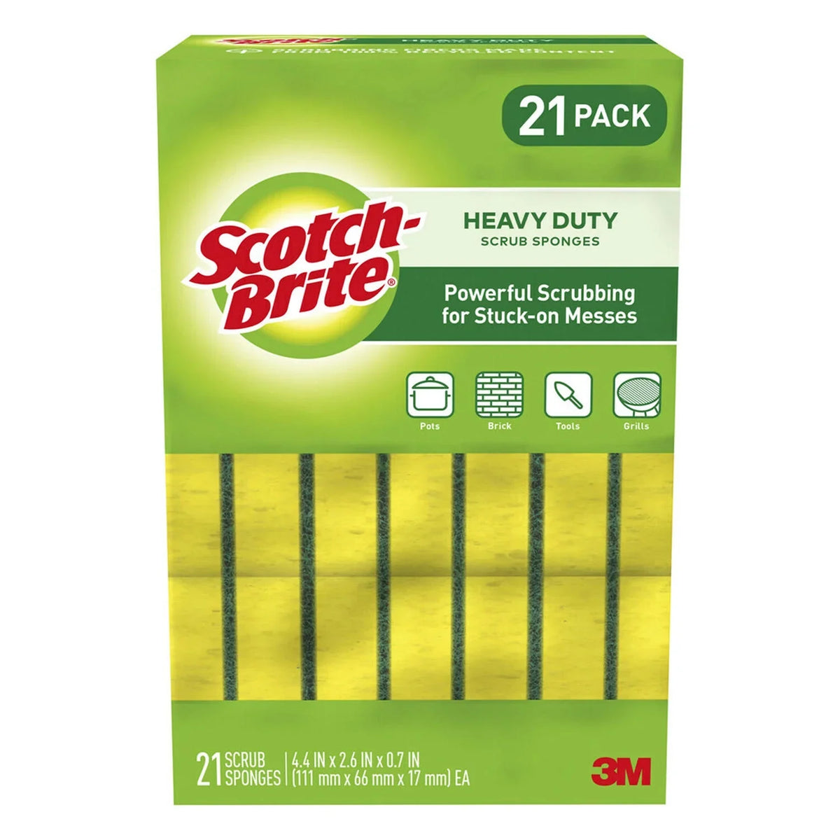 Sponge Scotch-Brite® Scrub (21 ct.) Duty Heavy